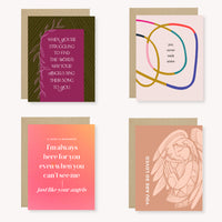 Angel Signs Stash Pack - Set of 4 Angel Themed Greeting Cards