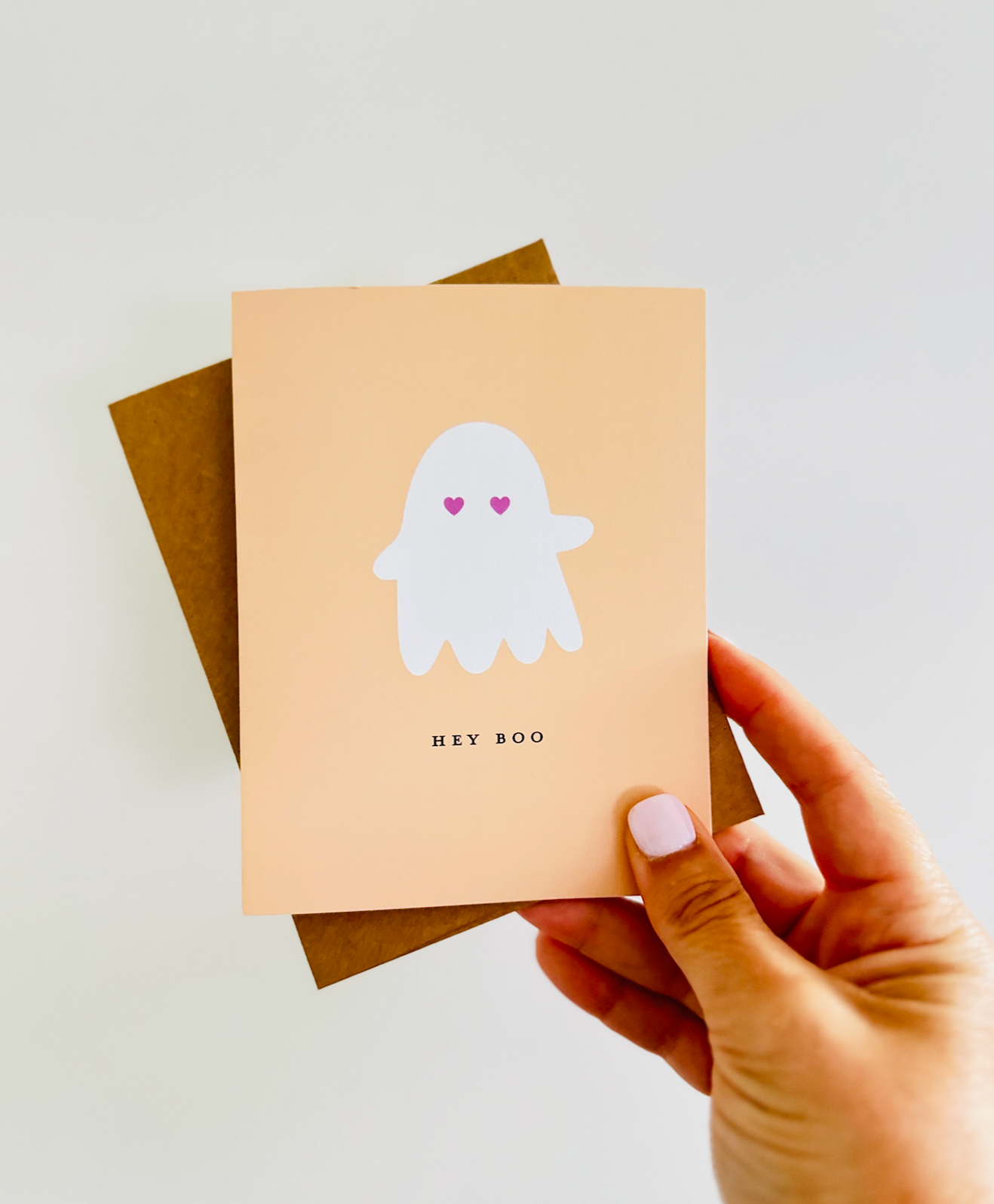 Hey Boo Greeting Card