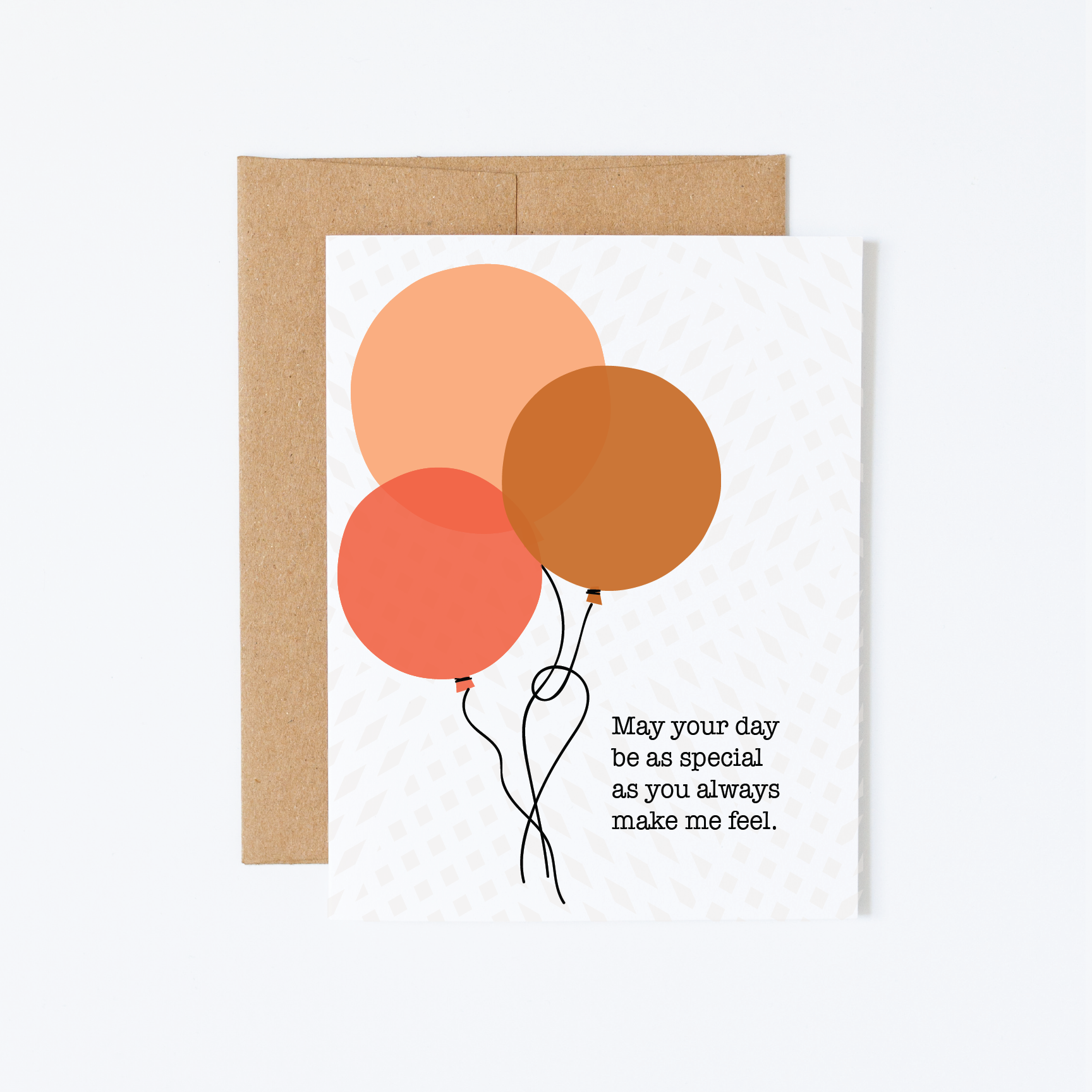 Special Day Balloons Greeting Card