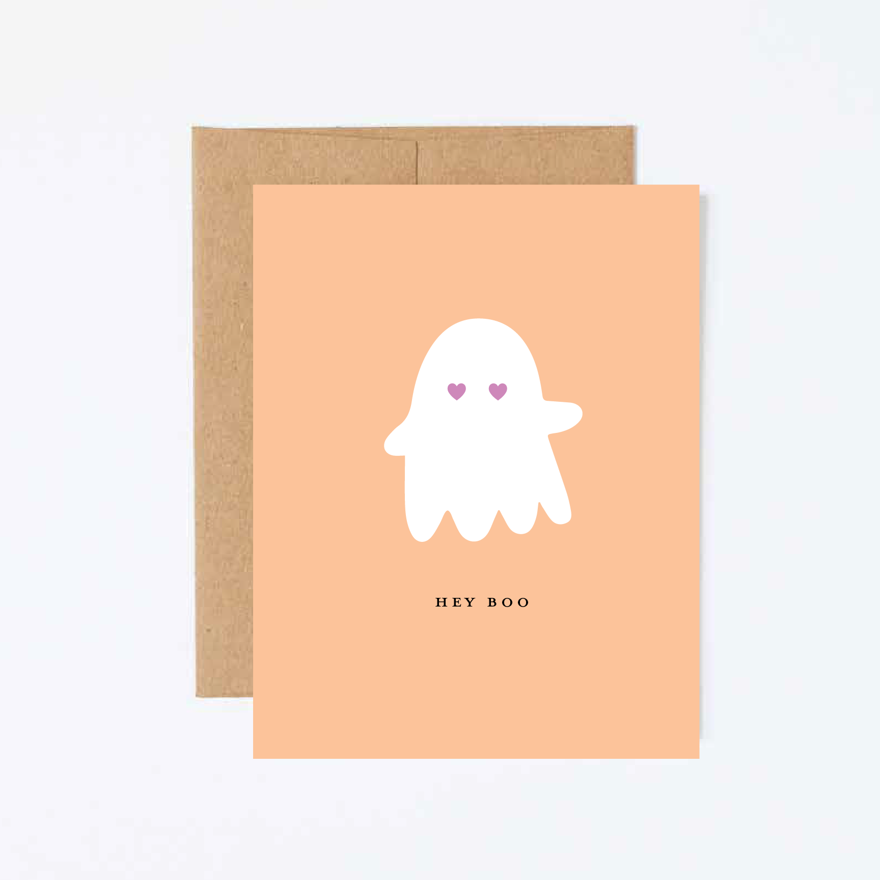 Hey Boo Greeting Card